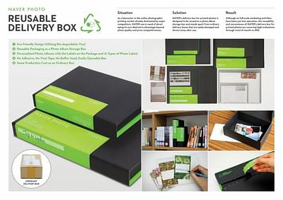REUSABLE DELIVERY BOX - Advertising