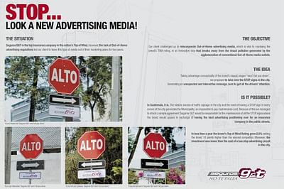 STOP! LOOK A NEW ADVERTISING MEDIA - Advertising
