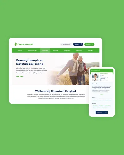 Chronisch ZorgNet - Création de site internet