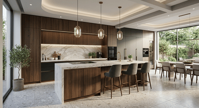 3D Kitchen Render - 3D