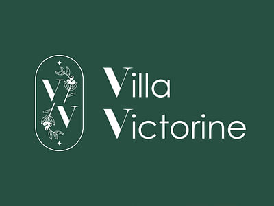 Villa VIctorine - Creation logo et site web - Image de marque & branding
