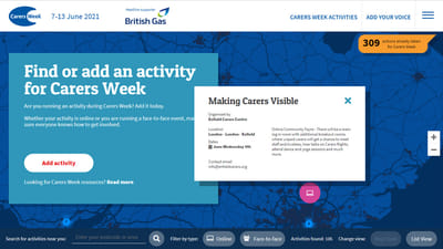 Carers UK | Carers Week Website - Website Creation