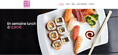 Hanaya Sushi - Création de site internet