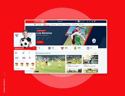 La red social de futbol  del diario AS - Website Creation