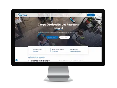 Rediseño web y SEO Campa Distribución - Creación de Sitios Web