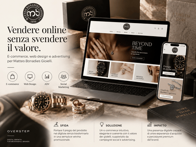 Matteo Bonadies Gioielli: e-commerce e comunicazione per valorizzare - E-Commerce