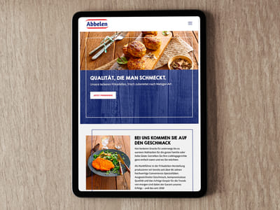 ABBELEN – AUCH DIGITAL GESCHMACKVOLL - Onlinewerbung