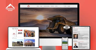 Corporate Website for a Metallurgical Company - Webseitengestaltung