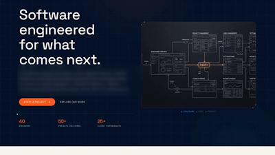 Software engineering website - Webseitengestaltung
