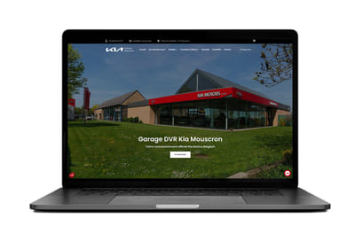 Site vitrine - KIA Mouscron DVR - Création de site internet