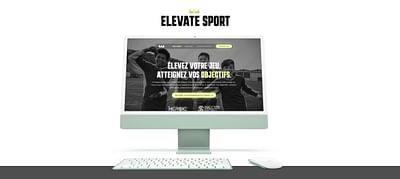 Elevate Sport - Site vitrine - Création de site internet