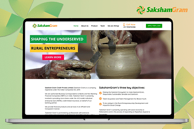 Saksham Gram - Application web