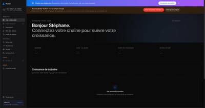 Prysm — Plateforme SaaS d'analytics YouTube + extension Chrome - Ergonomy (UX/UI)