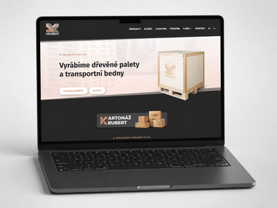 Modern B2B Web Presentation for a Leading European Pallet Manufacturer - Création de site internet