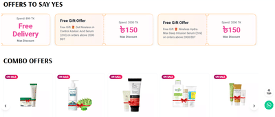 Beauty Booth Skin Care Ecommerce Design and Marketing - Onlinewerbung