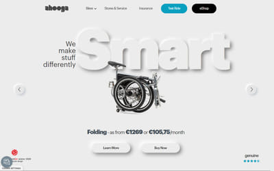 Full Marketing Value Chain for Ahooga Bike - Création de site internet