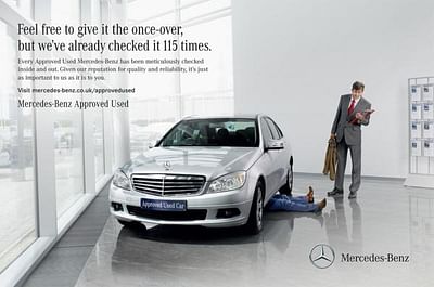 Mercedes Benz used cars - Publicité