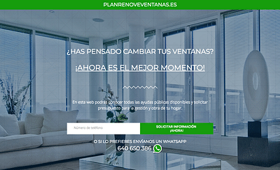 Plan Renove Ventanas - Online Advertising