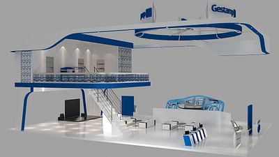 Booth concept for an automotive company - Graphic Design
