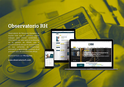 Periódico digital Observatorio RH - Creación de Sitios Web