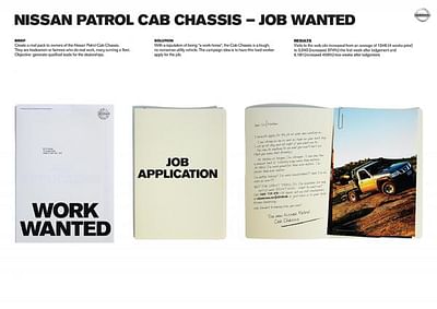 WORK WANTED - Reclame