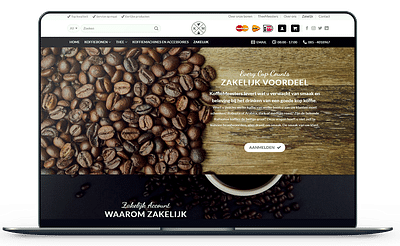 E-commerce + marketing webshop - Website Creatie