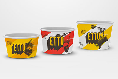 Packaging for Etto Pasta Bars - Grafikdesign
