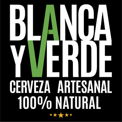 Imagen corportiva Cervezas Blanca y Verde - Graphic Design