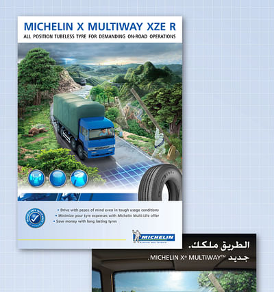 Michelin Marketing Collateral Designs - Branding y posicionamiento de marca
