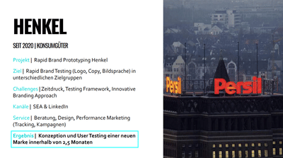 Rapid Brand Prototyping Henkel - Graphic Design