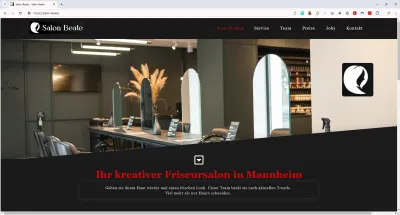 Friseursalon Mannheim - Webseitengestaltung