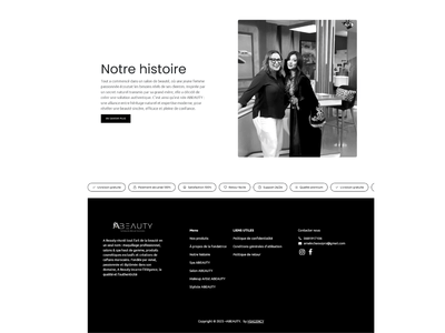 Création d’une plateforme e-commerce sur mesure pour ABeauty - Webseitengestaltung