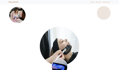 Creation d'un site Internet avec prise de RDV - Webseitengestaltung