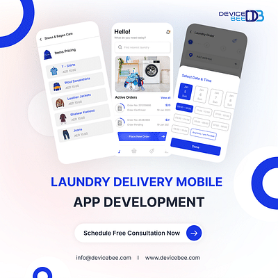 Laundry App Development - Développement de Logiciel