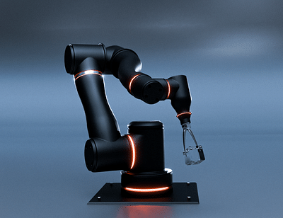 Industrie 4.0 Roboter Render - 3D