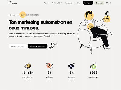 Développement site Webflow pour Kiliba - Website Creation