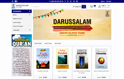 Darussalam Publishers - eCommerce Solution - Social Media