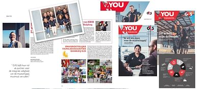 Magazines voor klanten en personeel - Design & graphisme