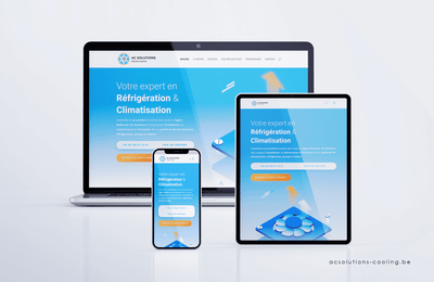 Création de site web AC Solutions - Website Creatie