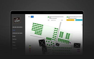 Système de réservation en ligne sur-mesure - Web Applicatie