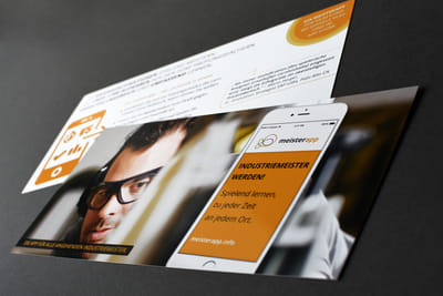 "Cyclus GmbH - Infocard meisterapp" - Markenbildung & Positionierung