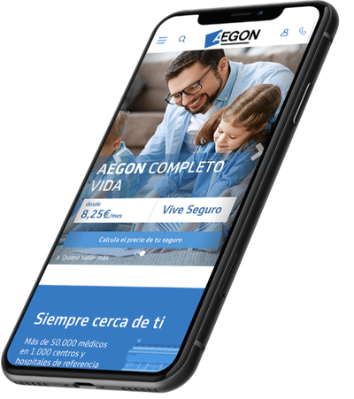 Posicionamiento 360 Web Aegon Seguros - SEO