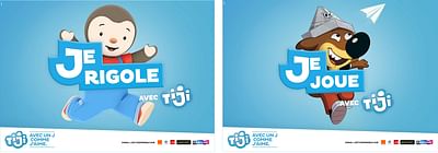 Canal J & Tiji: le J - Publicidad
