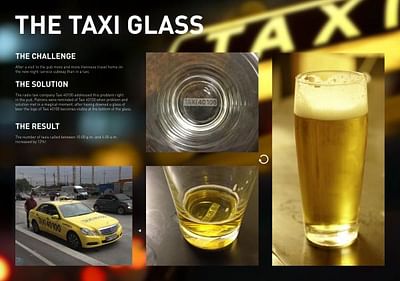 TAXI GLASS - Werbung