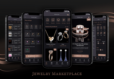 Jewelry Marketplace - App móvil