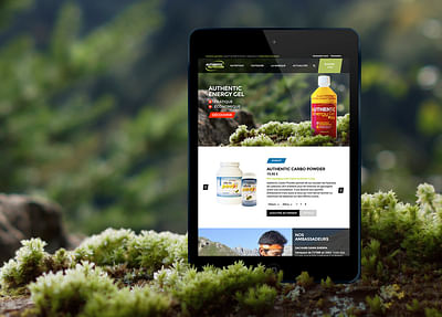 Site e-commerce Authentic Nutrition - E-commerce