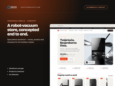 Roborock Serbia — A Fully Localized eCommerce Concept - E-commerce