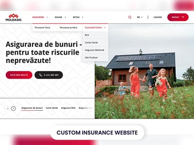 Moldasig: Vienna Insurance Group rebrand and online policy sales - Onlinewerbung