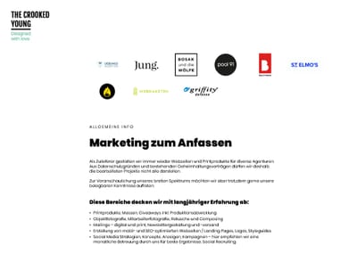 Zulieferer für diverse Agenturen - Social Media
