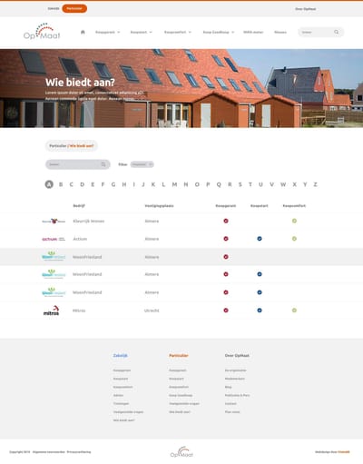 Website Stichting OpMaat - Branding & Positioning